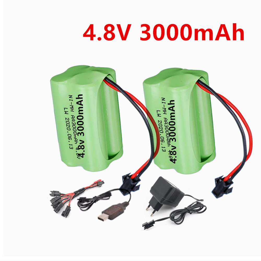 Rc Hobby Boat - Batería Recargable de 4.8v 3000mAh y