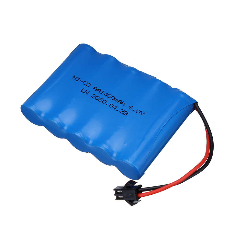 Batería NiCD de 6v y 1400mAh p - Rc Hobby Boat reseña y precio