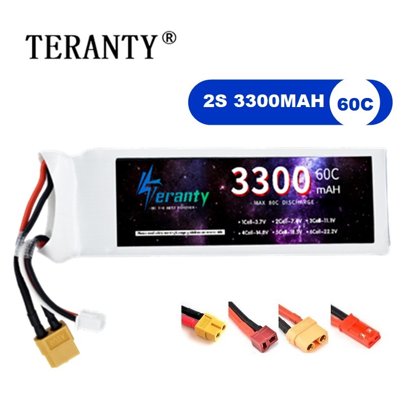 Batería LiPo 2S 7,4 V 3300mAh  - Rc Hobby Boat reseña y precio